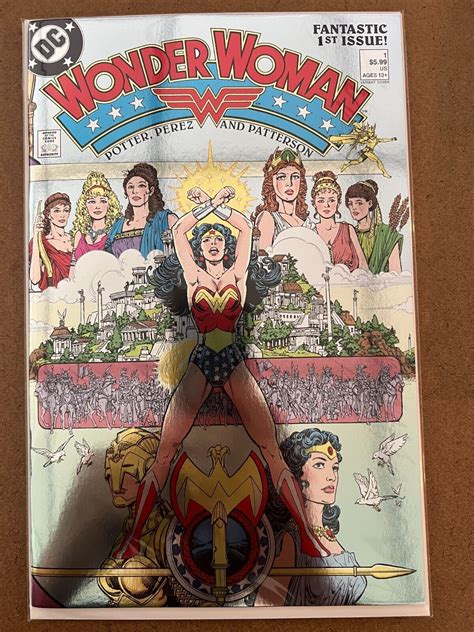 WONDER WOMAN 1 FACSIMILE ED FOIL VARIANT NM 2023 DC COMICS