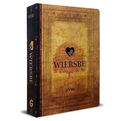 Bíblia De Estudo Wiersbe - BÍBLIA DE ESTUDO WIERSBE | CAPA DURA DOURADA | NVI | COM ÍNDICE ...