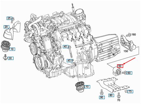 New Mercedes Benz Glk X Engine Rear Rubber Mounting A