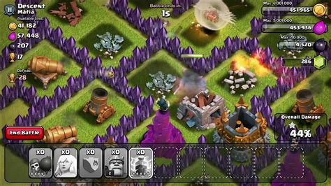 Clash Of Clans Max Pekka W All Healers Awesome Raids Youtube