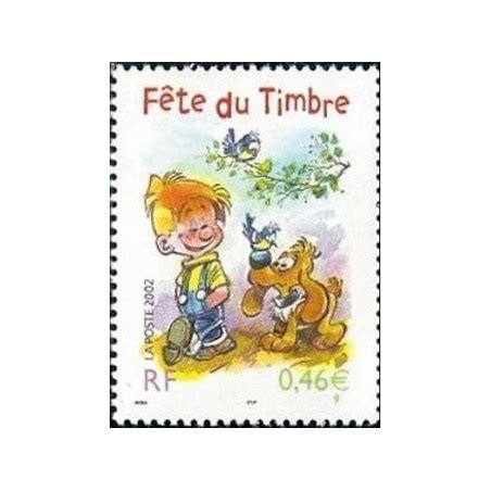 Timbre Yvert France No 3467a Fete Du Timbre Boule Et Bill 0 46 Issu