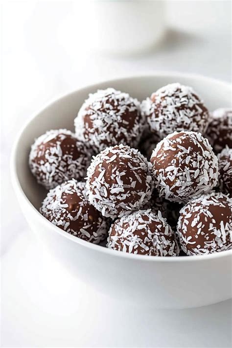 Chocolate Coconut Balls - Insanely Good
