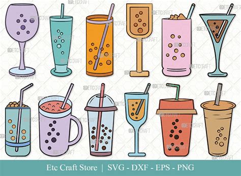 Bubble Tea Svg Tea Clipart Tea Svg Bubble Svg Tea Lover Svg Boba