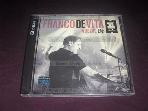 Franco De Vita Vuelve En Primera Fila Cds Dvd Mercadolibre