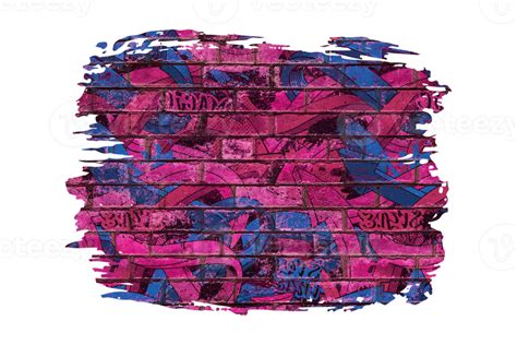 Graffiti Brick Wall Sublimation Clipart Png 21444272 Png