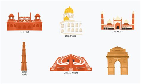 Delhi, India | Illustrated Map :: Behance