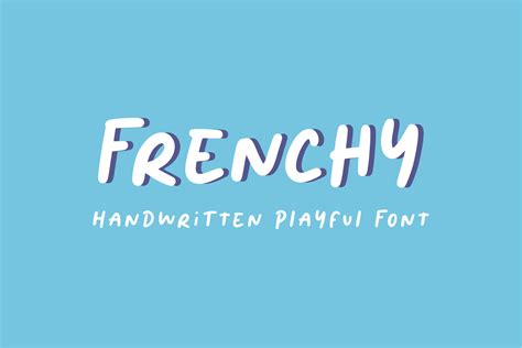 Frenchy - Handwriting Font – Free Fonts, Script & Handwritten Fonts ...