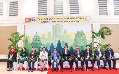 Myanmar Delegation Attends 37th Asean Capital Markets Forum Acmf Chairs