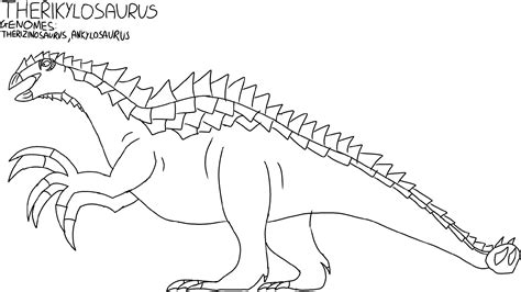 Therizinosaurus Coloring Pages