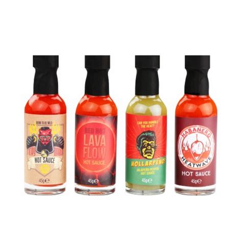 Thoughtfully Gourmet Hot Stuff Hot Sauce Collection T Set 4 Pack 1 Each Fred Meyer