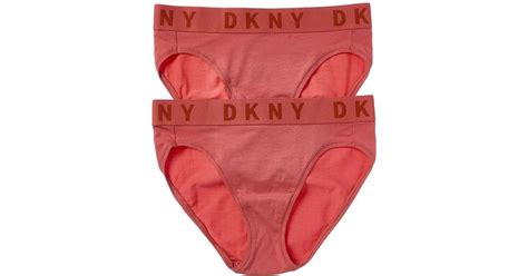 DKNY 2Pk French Cut Bikini In Red Lyst UK