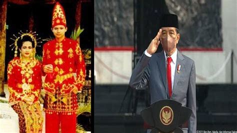 Intip Baju Adat Presiden Jokowi Untuk Upacara Kemerdekaan HUT Ke 77 RI