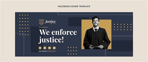 Free Vector Flat Design Law Firm Facebook Cover