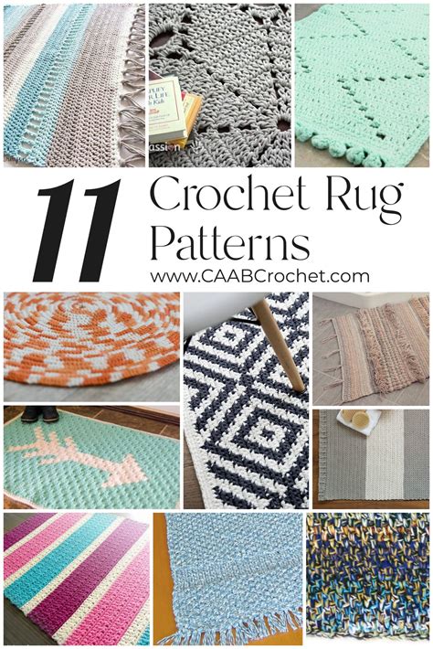 Crochet Rug Patterns - CAAB Crochet