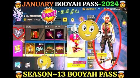 New Year Booyah Passfree Fire January Booyah Pass In Tamil