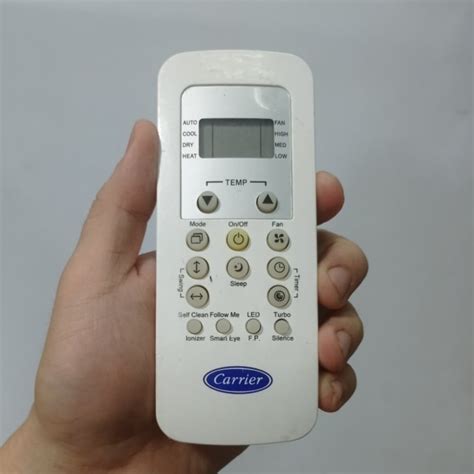 Jual Remot Remote Ac Original Carrier Rg Bgef Ca Shopee Indonesia