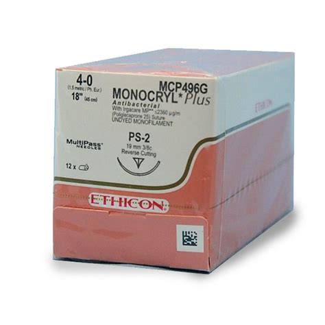 Monocryl Plus 40 Ag Ps 2 Revcte C12 Arkanum MÉxico