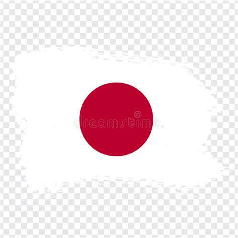 Bandera De Japón De Los Movimientos Y Del Mapa En Blanco Japón Del