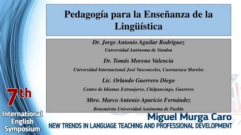 PPT Pedagogía para la Enseñanza de la Lingüística PowerPoint