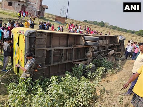 School Bus Overturns In Ranchi Several Students Injured