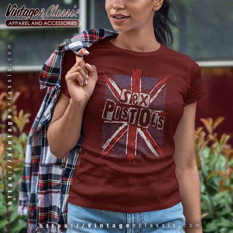 Sex Pistols Union Jack Words Shirt Vintagenclassic Tee