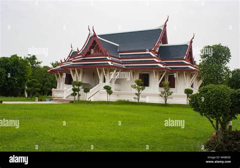 Royal Thai Monastery Lumbini Nepal Stock Photo Alamy