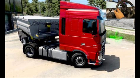 Ets Daf Xf Euro Transporting Granite Cubes From Bordeaux Youtube