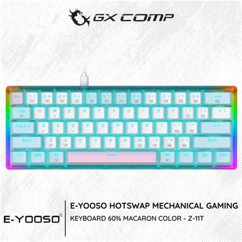 Jual E Yooso Z T Mini Rgb Hotswap Mechanical Gaming Keyboard Red