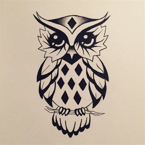 Owl Tattoo Design By Watergirl1996 On DeviantArt Owl Tattoo Design