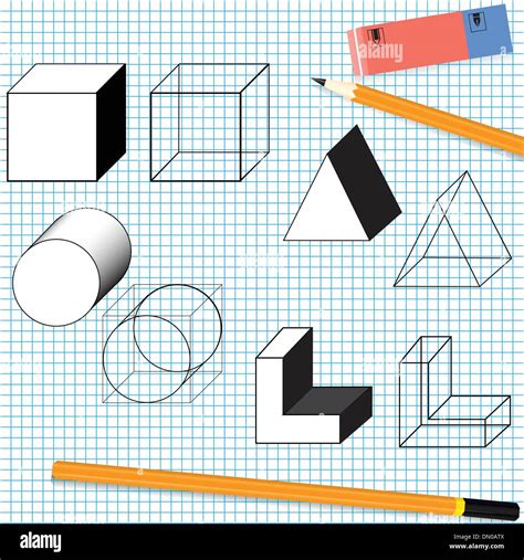 Simple drawing objects Stock Vector Image & Art - Alamy