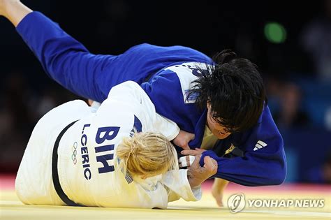 1보 유도 김하윤 올림픽 여자 최중량급 동메달24년 만의 쾌거 연합뉴스