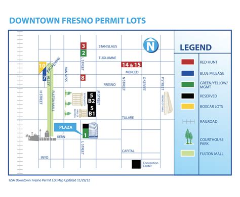 Parking Map - Downtown Area - County of Fresno