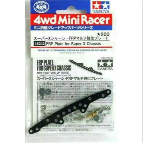 Jual 15242 Tamiya Mini 4wd Frp Plate For Super X Chassis Shopee Indonesia