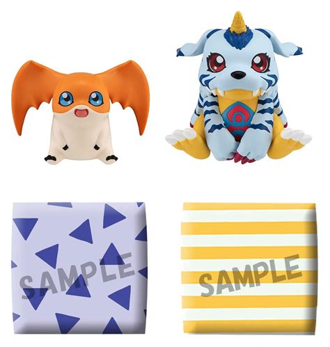 Digimon Adventure Look Up PVC Statues Gabumon Patamon Set 11 Cm Megahouse