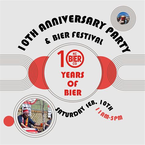 10th Anniversary Party & Bier Festival – KC Bier Co. – German-style ...
