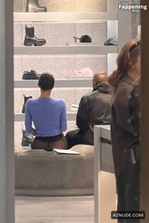 Bianca Censori Sexy Seen Flaunting Her Nude Body In Paris Fashion Week Event AZNude