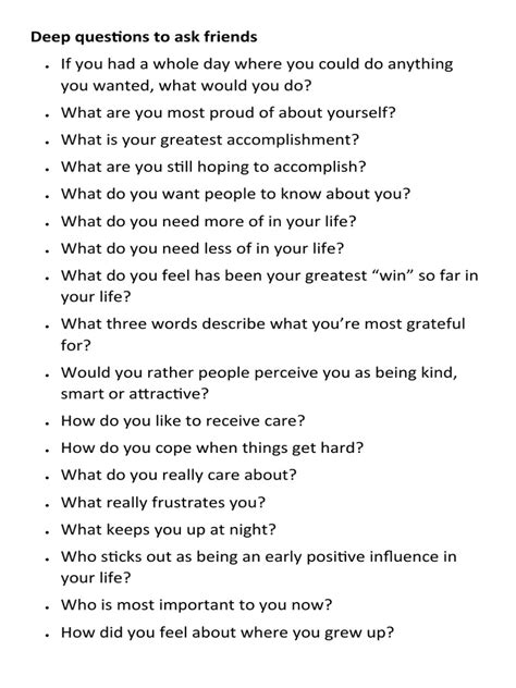 Questions to Ask Your Friends to Deepen Your Bond - Hunter Games Magazine