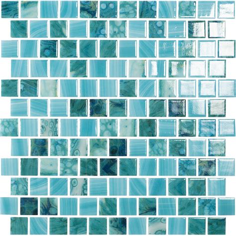 Sky 1 X 1 Brick Glass Tile Vidrepur Nature Collection Aquablu Mosaics