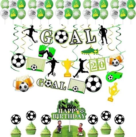 Soccer Birthday Theme Party Supplies World Cup Football Party Decorations With