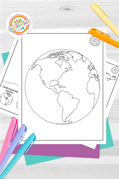 Free Printable Globe Coloring Pages Top Sellers | www.biblegems.com