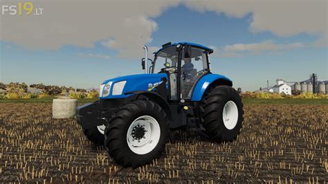 New Holland T6 110 6 130 V 1 0 Fs19 Mods Farming Simulator 19 Mods