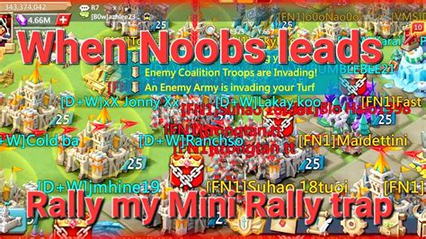 When Noob Leads Blind Rally My Rally Trap Lords Mobile Youtube