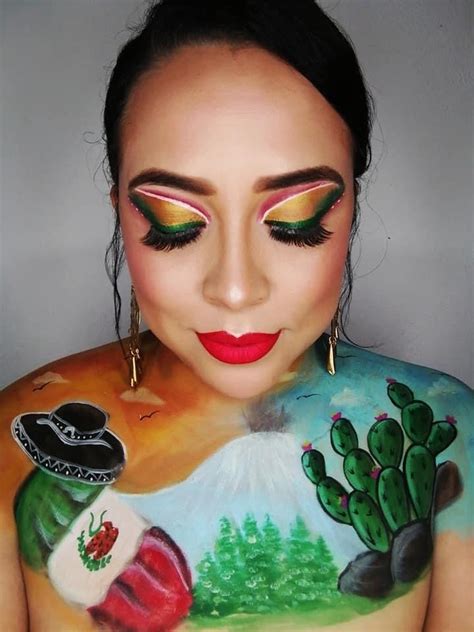 Viva Mexico Maquillaje Mexicano Maquillaje De Personajes