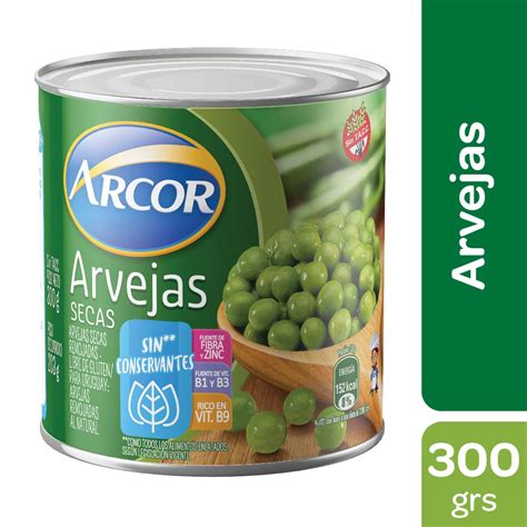 ARCOR ARVEJAS SECAS REMOJADAS X 350 GRS 820 Simple