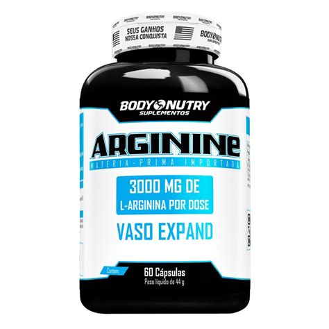 Arginine 60 Cápsulas Body Nutry OtimaNutri