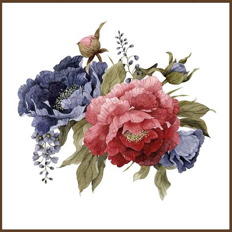 Quadro Decorativo Flores Em Canvas AGFL090