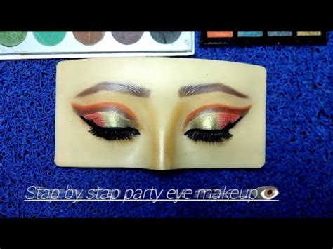 Step By Step Eye Makeup Kaise Kre Party Eye Makeup Practice Eye