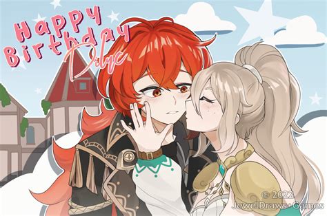 Genshin Happy Birthday Diluc By Jeweldrawsandgames On Deviantart