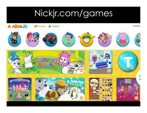 Nick Jr Curriculum Boards Template