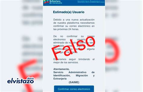 Saime Alert A Sus Usuarios Sobre Nueva Modalidad De Estafas